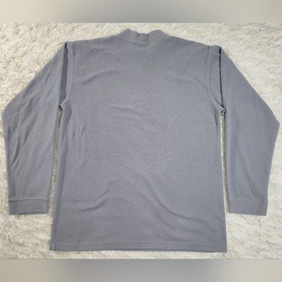 Woodlake Royal Gray Fleece Round Neck Pullover Sweatshirt Men's Size XLT - Picture 6 of 8